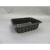 PETPE Meat Trays D2-Range RD2BP - 55 Black  196x154x55mm